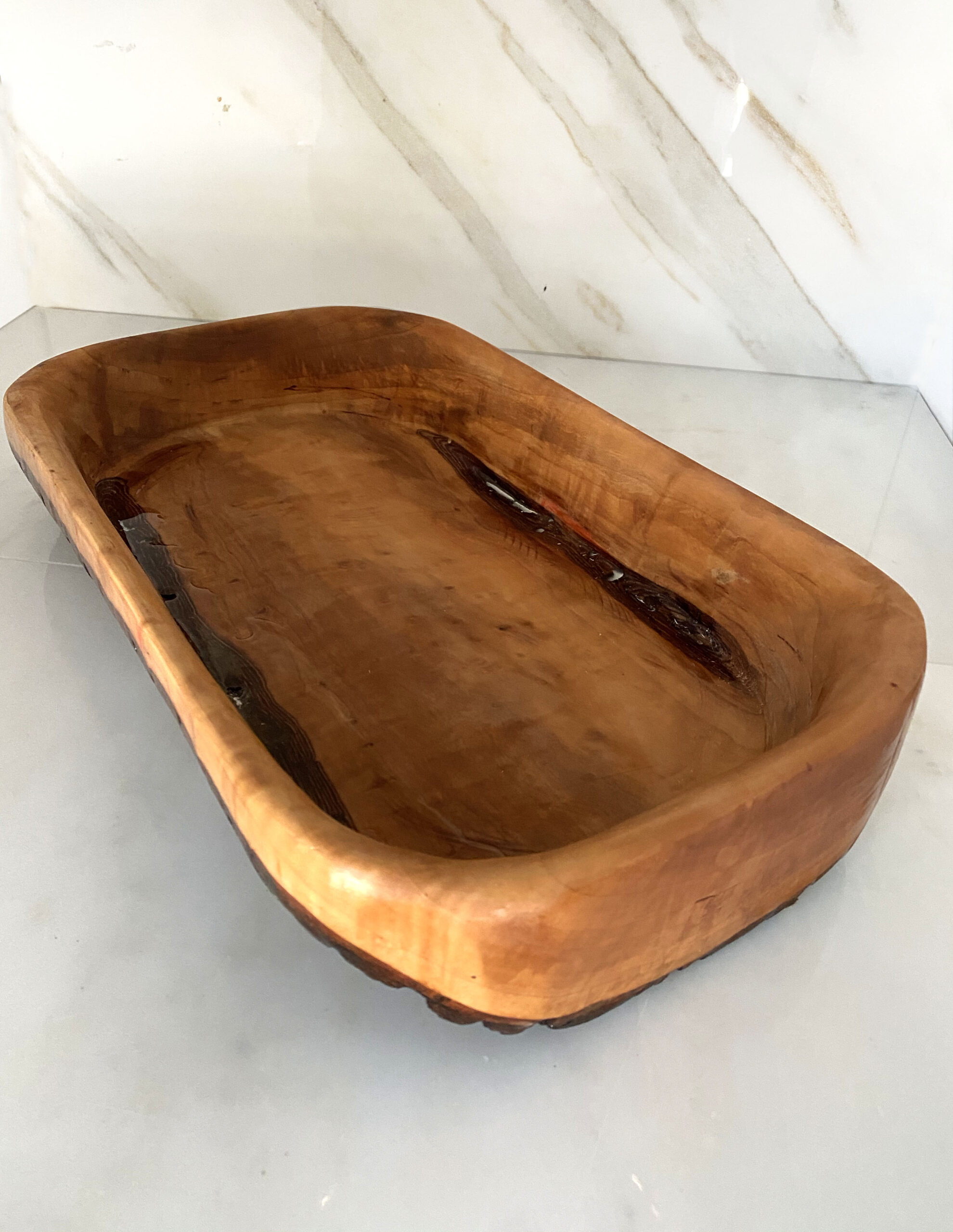 12. Sweet Gum Hand carved Bowl - Image 2